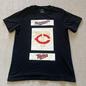 Minnesota Twins Express T Shirt Adult Large Blue MLB Baseball Logo Short Sleeve